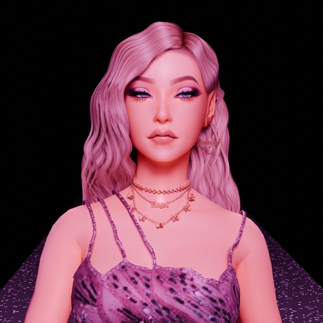 Retrato oficial da artista virtual Luna Wennie